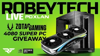 Live GPU Giveaways + $3000 Zotac 4080 Super Build in the Antec C8 ARGB