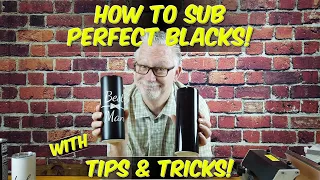 How To Sublimate Perfect Black Tumblers!