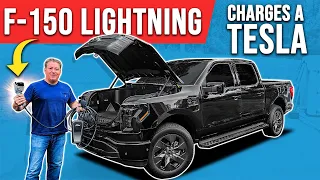 How To Use a Ford F-150 Lightning To Charge A Tesla (Or Any EV)