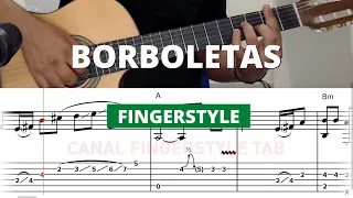 BORBOLETAS / SERTANEJO / FINGERSTYLE TAB / COVER INSPIRAÇÃO / JOSUÉ PRUDENCIANO