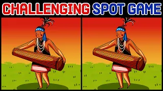 【Find & Spot the Difference】 Hard Spot the Difference Game | Challenging Brain Exercise Game