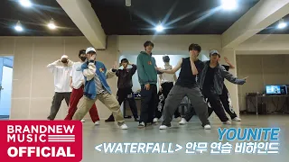 YOUNITE 'WATERFALL' DANCE PRACTICE BEHIND [ENG/JPN SUB]