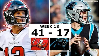 Tom Brady Buccaneers beat Panthers and earn 2nd seed in NFC