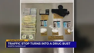 Traffic stop turns into drug bust in North Nashville