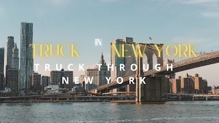 TRUCK  in. NEW YORK   Truck trought in New York, Brooklyn,Queens  August 13, 2023