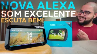 Echo Show 5 3a Geração! Som Muito Melhor! Excelentes Microfones! Agora sim! Nova Alexa!