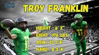 Troy Franklin's Spectacular Catches: College Football's Elite Wide Receiver | Must-Watch Highlights!