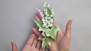 Lily of the valley flower tutorial preview