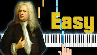 Passacaglia – Handel/Halvorsen - EASY Piano Tutorial + Music Sheets