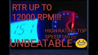 2018 Tvs APACHE RTR  ||160cc।। Top speed on 12000 RPM।।