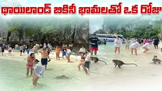 Phi Phi Island Day Trip From Krabi 🇹🇭 Emerald Pool in Krabi || Thailand Vlogs in Telugu