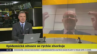 Vlastimil Válek - epidemická situace se rychle zhoršuje