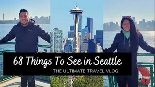 68 Top Things to See and do in Seattle (first trip to Seattle) #4K #SEATTLETRAVELVLOG #mtrainier