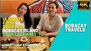 BORACAY TOP Best Restaurant & Food Choices Boracay 2024 | Ultimate Food Guide in Boracay Food trip