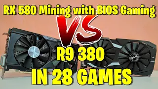 RX 580 4 Gb vs R9 380 4 Gb / Benchmarks  in 28 Games / 2021