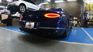 2019 Bentley Continental GT W12 Akprovic exhaust system