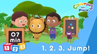 1, 2, 3, Jump! - Counting with Paula | Locomotor Skills | Educational | For Kids