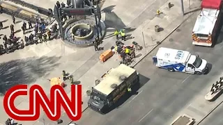 Van strikes pedestrians in Toronto