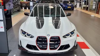 New! 2023 BMW M3 CS (550hp) - Interior, Exterior and Visual Review