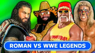 Roman Reigns vs. Hulk Hogan & Ultimate Warrior & Macho Man Randy Savage - WWE 2024