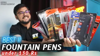 Best Fountain Pen under 130 Rs in India -10+ pens compared | Mega Stationery Haul | Student Yard🔥🔥🔥