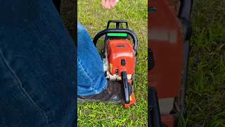 How to start a Stihl MS310 chainsaw - Start it every time!