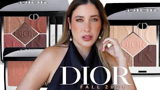 DIOR FALL 2023 COLLECTION : REVIEW & SWATCHES | ROUGE SAGA & BEIGE COUTURE Eyeshadow Quints + Blush