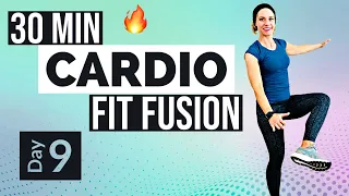 30 min Walking Workout to the beat Cardio Aerobics | Low impact all standing 3000 Steps