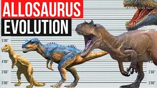 Allosaurus Evolution 1925 - 2022 | Jurassic World Dominion, Jurassic Evolution