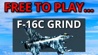 MY Painful FREE TO PLAY F16C GRIND | War thunder