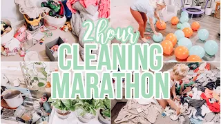 EXTREME CLEAN WITH ME MARATHON 2021 // OVER 2 HOURS OF CLEANING MOTIVATION