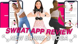 I tried SWEAT APP'S BARRE & YOGA PROGRAMS for 1 week & here's what happened...!!