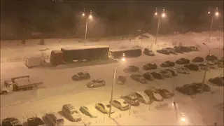 Снегопад в Москве набирает обороты: ночь 13 февраля 2021