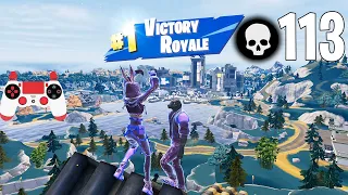 113 Elimination Duo Squads Gameplay "Build / Zero Build" Win ft. @Sylstic (Fortnite Ch. 4 Season 2)