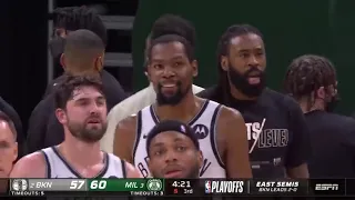 Kevin Durants Bodyguard Suspended for NetsBucks Series for Shoving PJ Tucker | Game 3  NBA playoffs