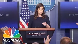 White House Press Briefing Following Anthony Scaramucci Exit | NBC News