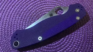 Обзор Spyderco Paramilitary 2 (сталь CPM S110V)