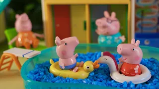 Peppa Wutz im Schwimmbad | Peppa Pig Deutsch Neue Folge | Toy Play | Peppa Wutz Spiele für Kinder