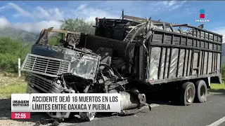 Choque de autobús de pasajeros y tráiler deja 16 muertos en autopista Cuacnopalan-Oaxaca | Ciro