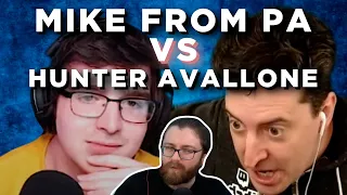 REACTING TO HUNTER AVALLONE VS MIKE FROM PA (BIG MEMES)