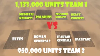 1,133,000 Mixed Army vs 950,000 Mixed Army | Ultimate Epic Battle Simulator 2