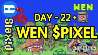 WEN  l  PIXEL  l  Day - 22+ HEARTBEET SEED +LOVE GRUB  #pixels #ronin