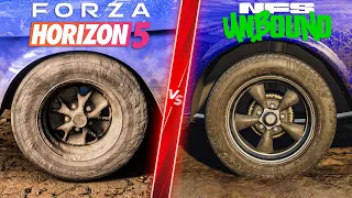 Forza Horizon 5 vs NFS Unbound - Direct Comparison! Attention to Detail & Graphics! PC ULTRA 4K