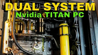 WATER COOLED PC BUILD Dual System Case Phanteks Enthoo 719 Luxe 2 Titan