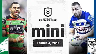 Bulldogs and Rabbitohs match goes down to the wire | Match Mini | Round 4, 2018 | NRL