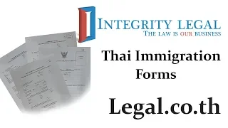 Thai Immigration Form TM 9 Application for Permanent Residence