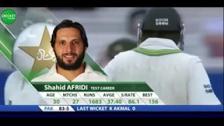 Pakistan vs Australia Shahid Afridi crazy Batting vs Shane Watson in test match   YouTube