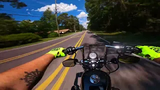 Harley Davidson Sportster 48 Forty Eight POV ride  PURE SOUND !!! Vance and Hines exhaust!