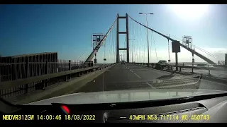 Crossing the Humber Bridge