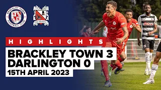 HIGHLIGHTS  Brackley Town 3 - 0 Darlington